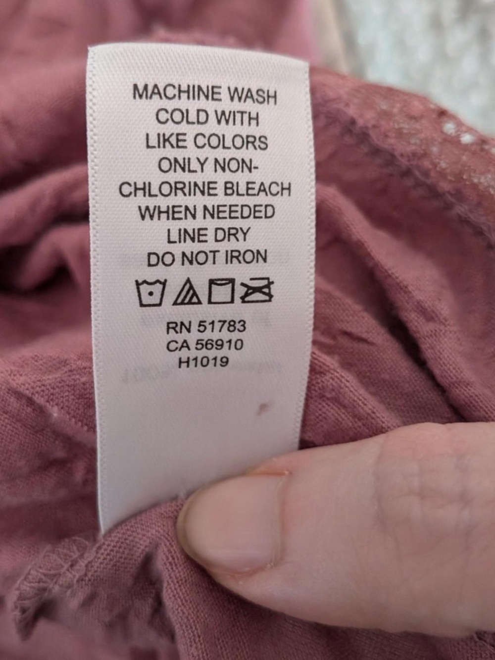 Maurices crinkle lace cami dusty rose M  Y2K-inspired - Picture 6 of 7
